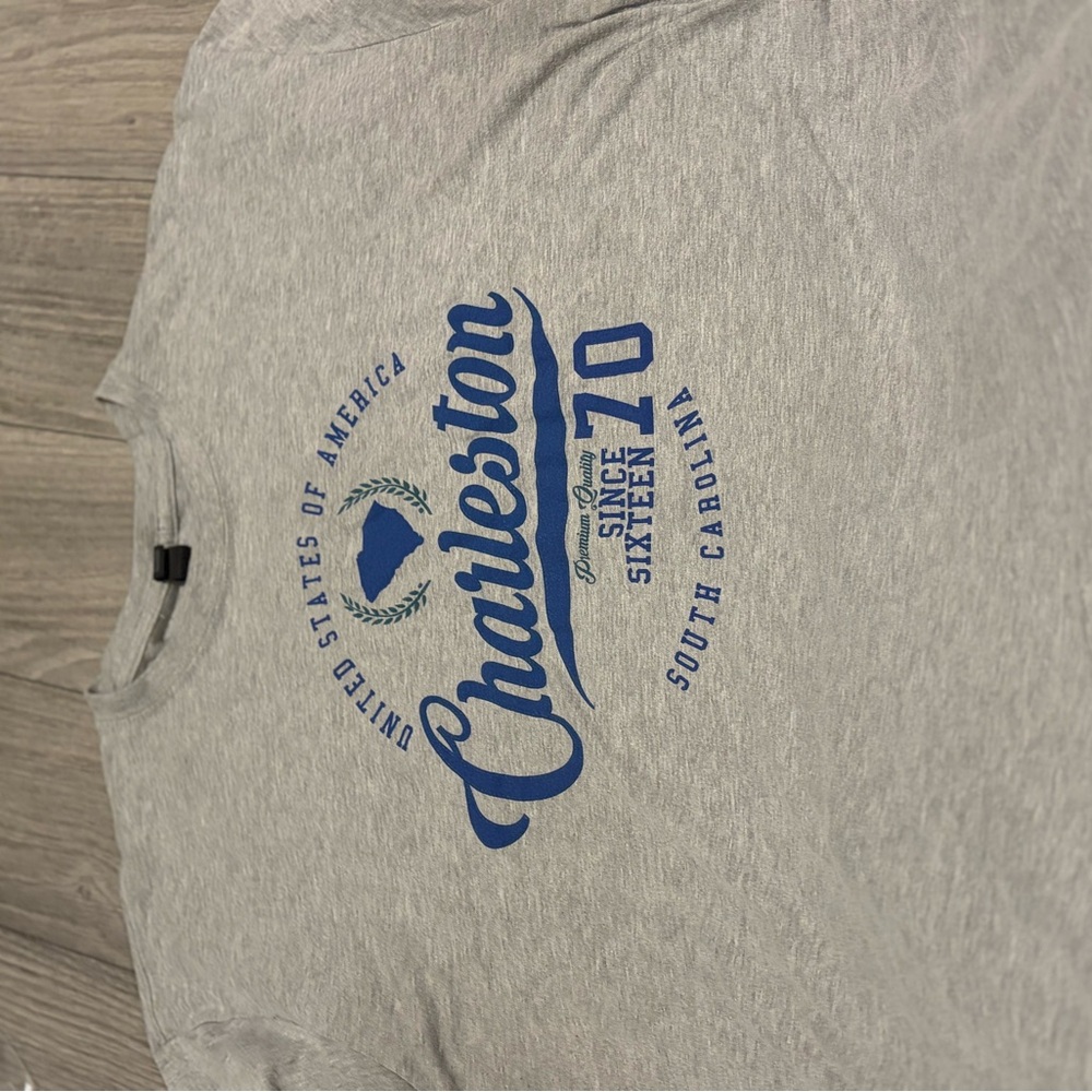 Gray Charleston Graphic T-Shirt